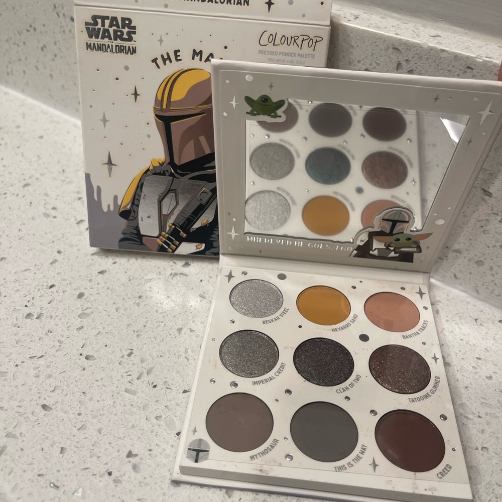 ColourPop Star Wars Mandalorian Eyeshadow Palette